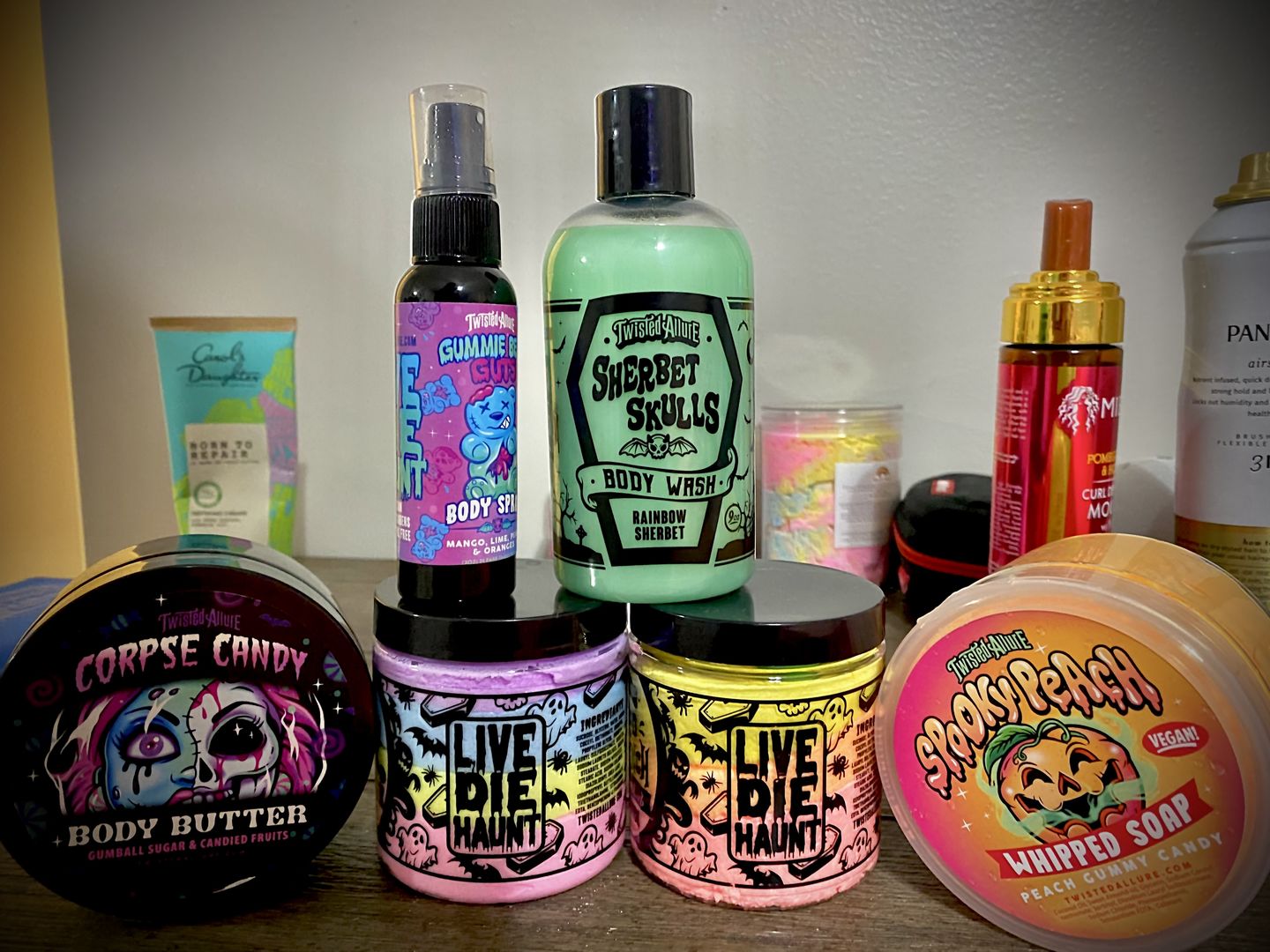 Customer photo review of Gummie Bear Guts Body Spray
