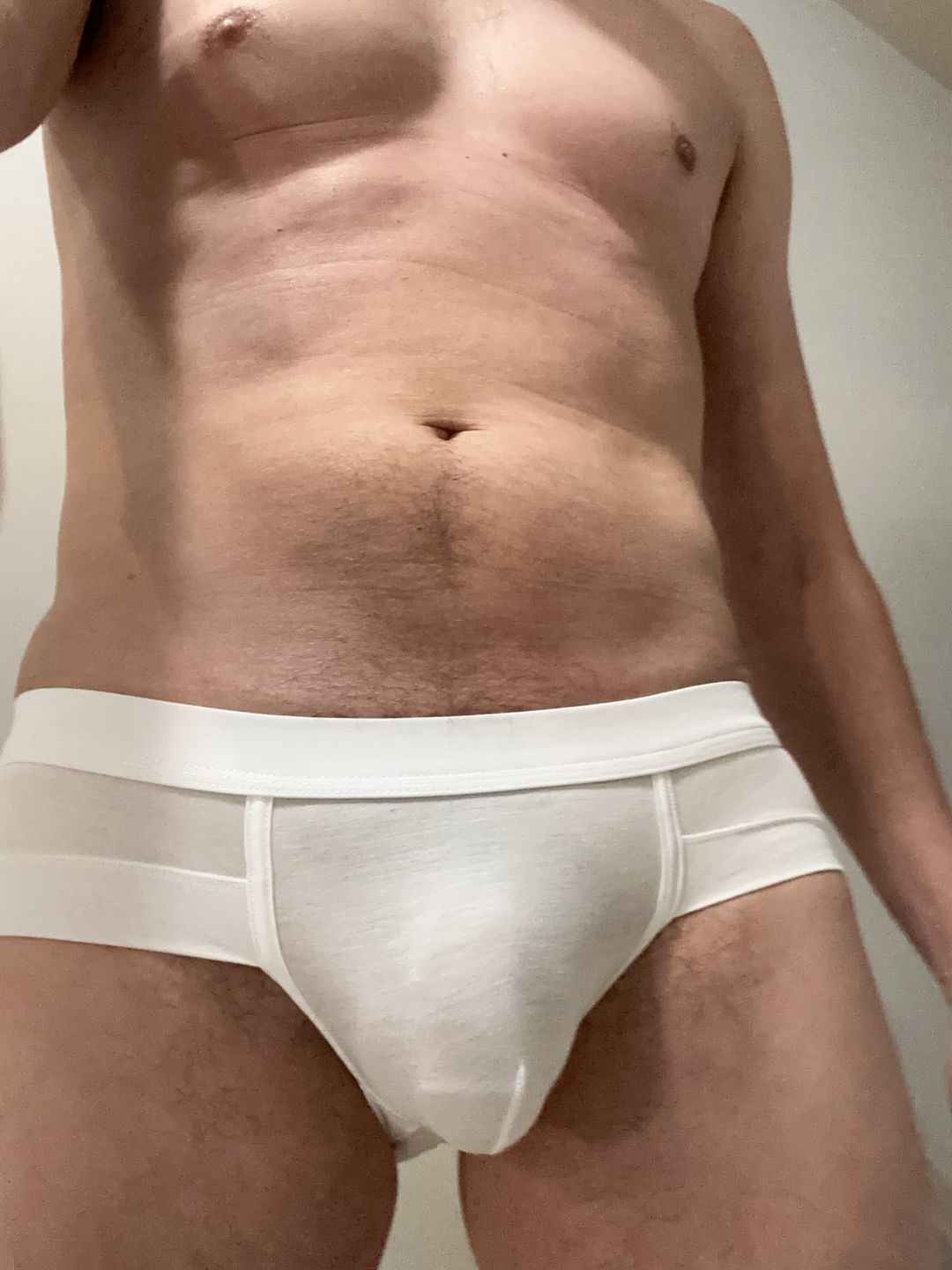 Customer photo review of 4 Pack Breathable Modal U Convex Pouch Briefs