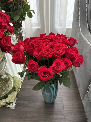 Customer photo review of Red Rose Bouquet