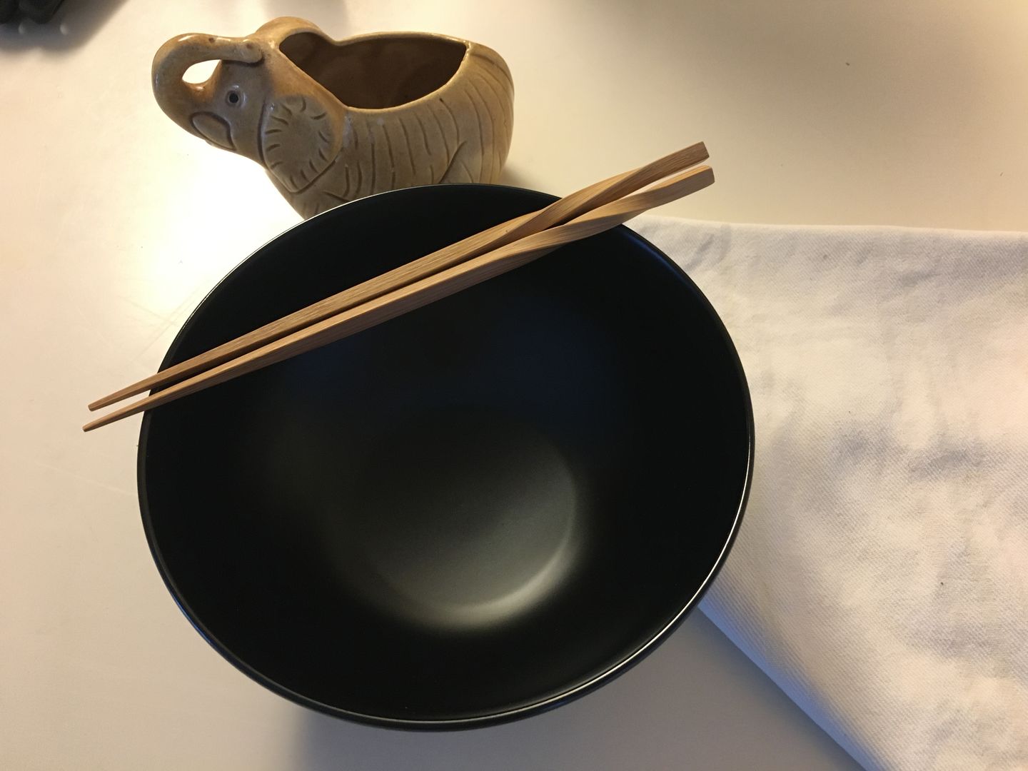 Customer photo review of Twisted Bamboo Chopsticks