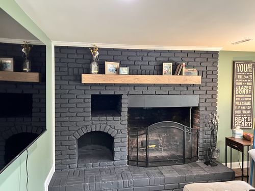Customer photo review of Contemporary Mantels