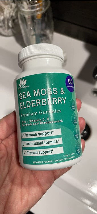 Customer photo review of Sea Moss Elderberry Gummies