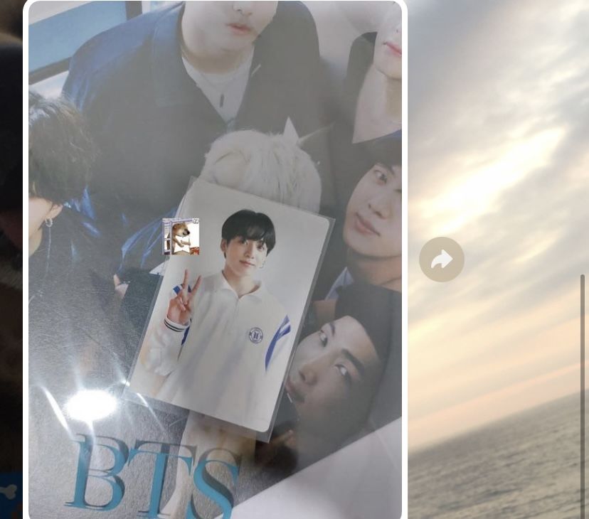 Customer photo review of BTS - SPECIAL 8 PHOTO FOLIO US OURSELVES AND BTS WE SET VER.