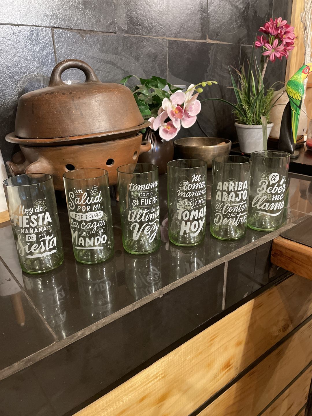 Customer photo review of Hoy me lanzo Juego de 6 Vasos