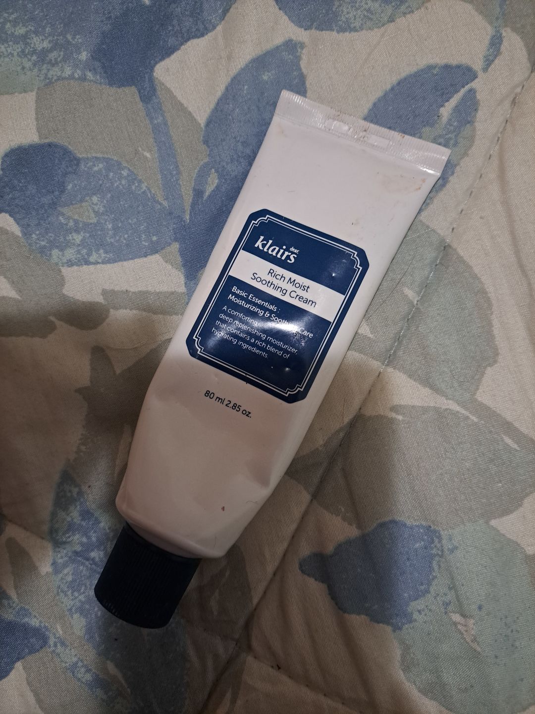 Customer photo review of Dear Klairs Rich Moist Soothing Cream 80 ml