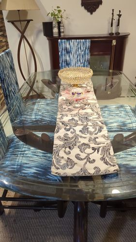 Customer photo review of DivineTrendz Exclusive - Blue Stripe