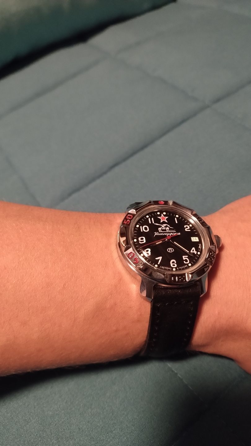Customer photo review of Reloj Vostok Komandirskie 811306 A Cuerda Made in Russia 40mm [EXCLUSIVO]