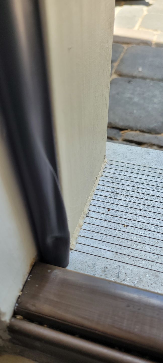 Customer photo review of Extra Long 97" High Reach Compression Weatherstrip