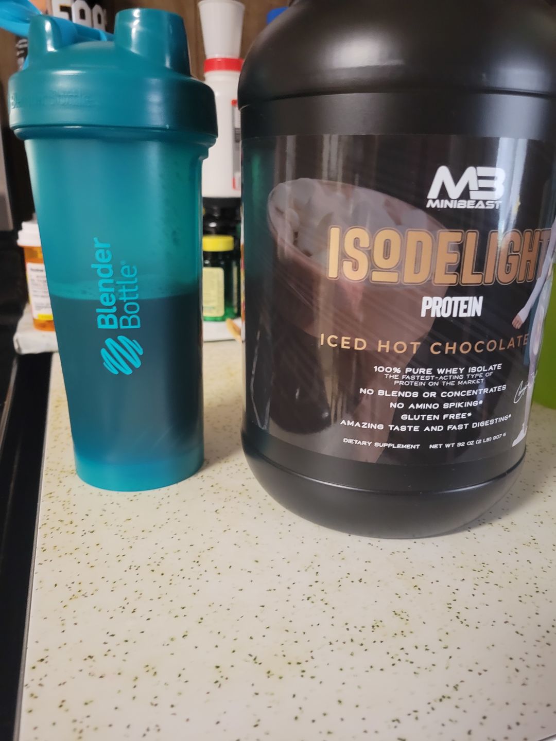 Customer photo review of IsoDelight Protein