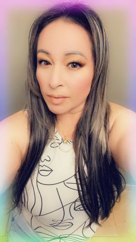 Customer photo review of Full Shine Clip in Extensions 100% Remy Human Hair Balayage Highlights (1B/Silver/1B)