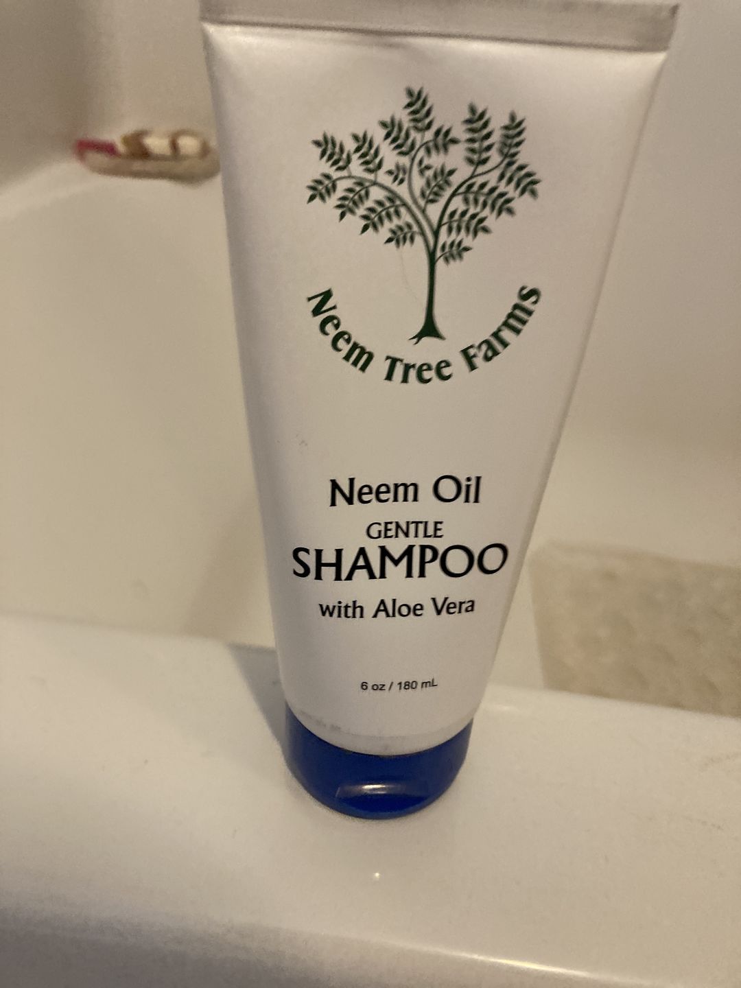 Customer photo review of Neem Oil Shampoo - 6 oz