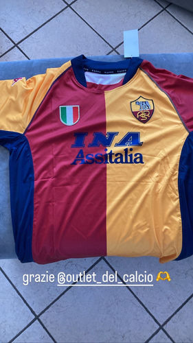Customer photo review of MAGLIA RETRO ROMA HOME 2001/02