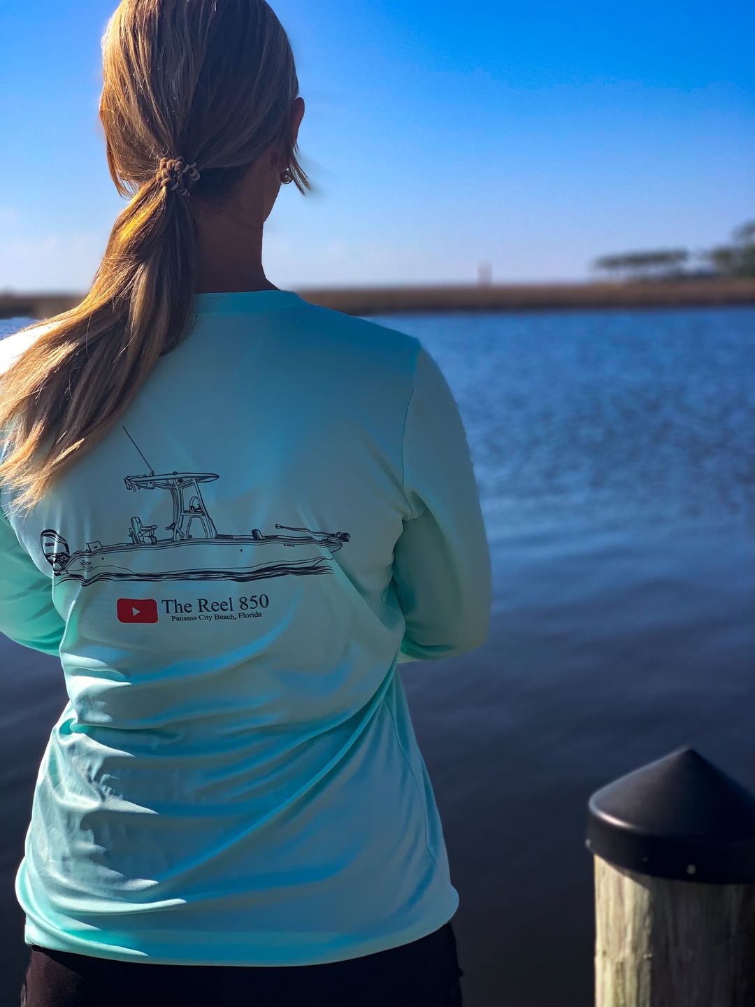 Customer photo review of Women's Dri-Fit Custom Boat Shirts - Long Sleeve