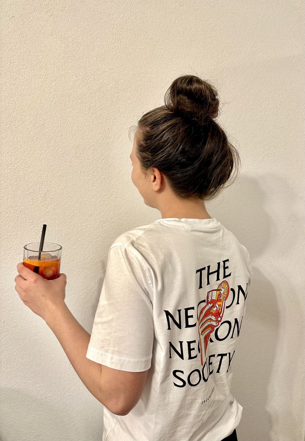 Customer photo review of Negroni Society Organic T-Shirt