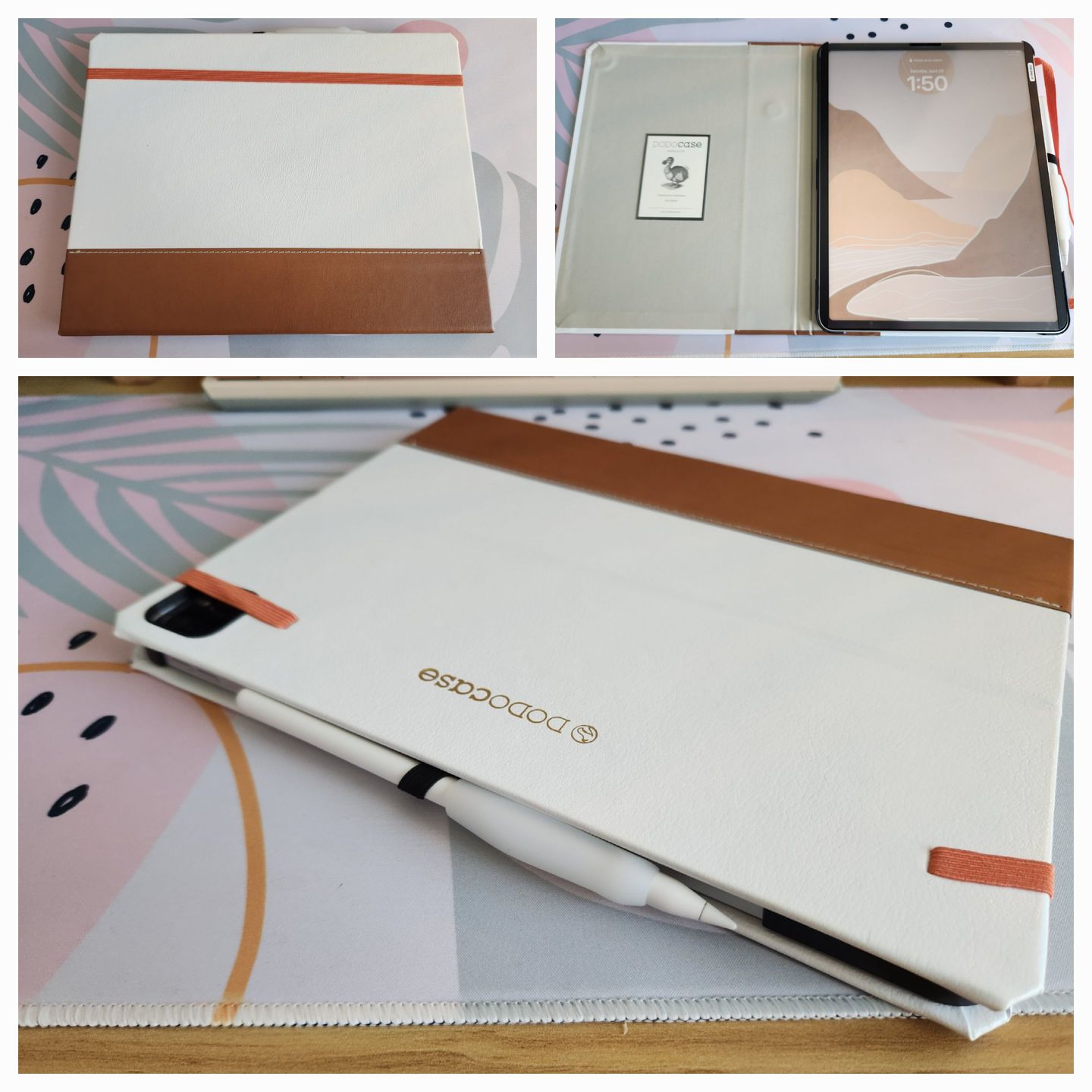 Customer photo review of Executive Leather iPad Case