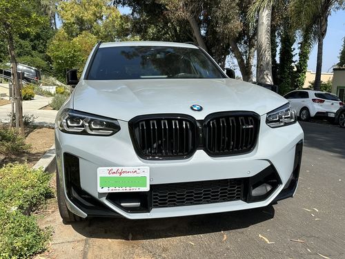 Customer photo review of 2018-Up BMW X3 G01 Tow Hook License Plate Mount Bracket Holder