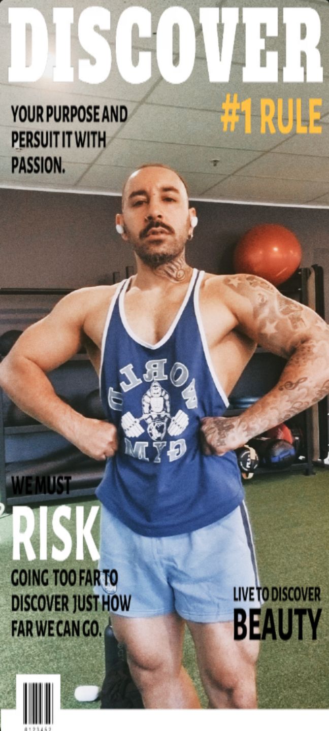 Customer photo review of Vintage Cotton Gym Shorts - Washed Blue