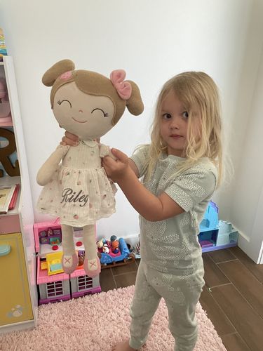 Customer photo review of Personalized Spring Girl - Green (High Ponytail)