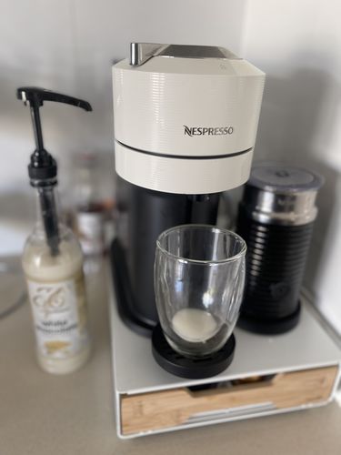 Customer photo review of White Chocolate Coffee Syrup