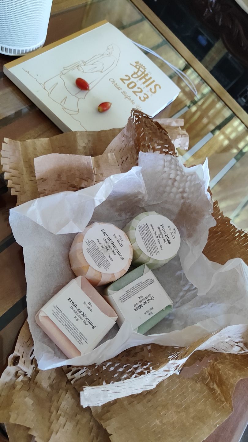 Customer photo review of Anti Hair Fall Shampoo Bar Ray of Sunshine