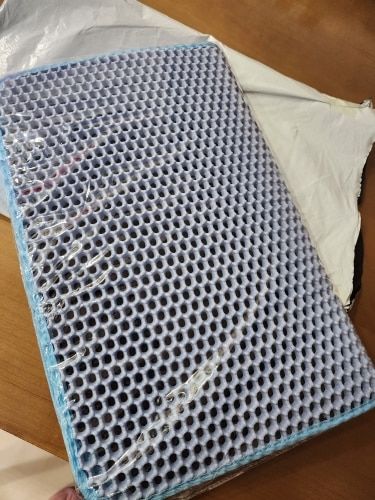 Customer photo review of Double Detachable Litter Mat