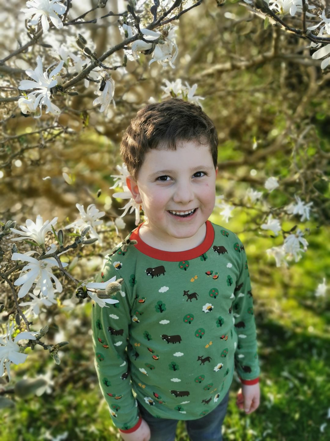 Customer photo review of Animal Friends Long Sleeve T-Shirt