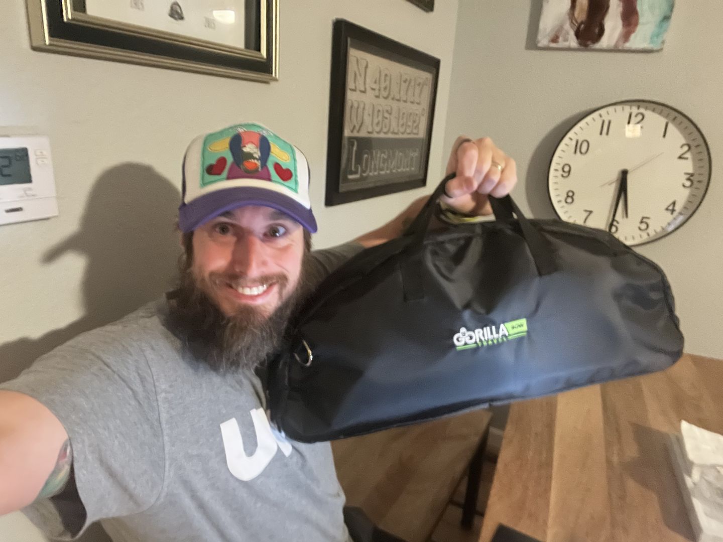 Customer photo review of Gorilla Bow Travel