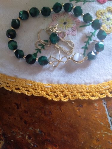 Customer photo review of Noeud Soulagement  - Malachite Brute
