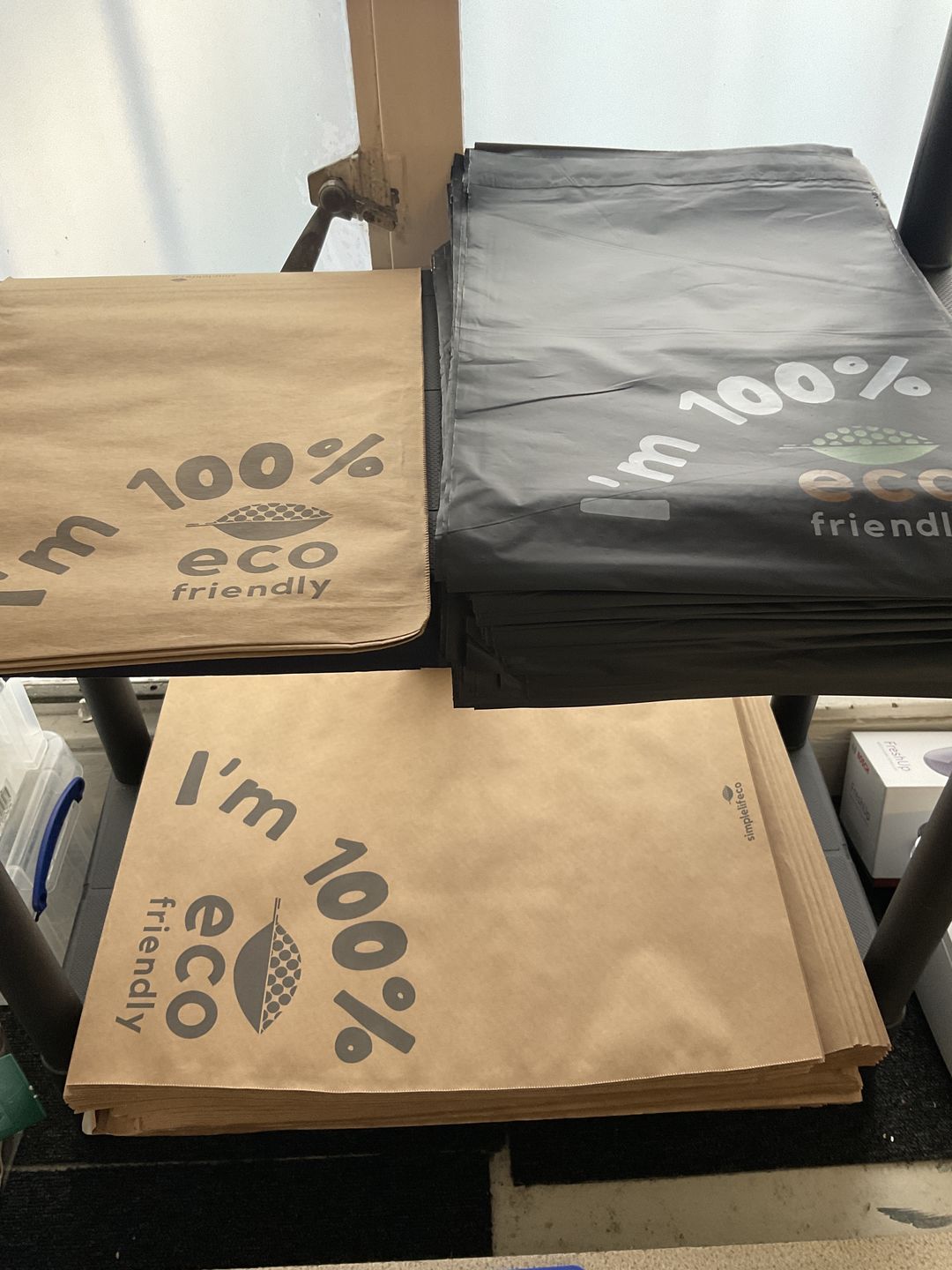 Customer photo review of Compostable Mailing Bags