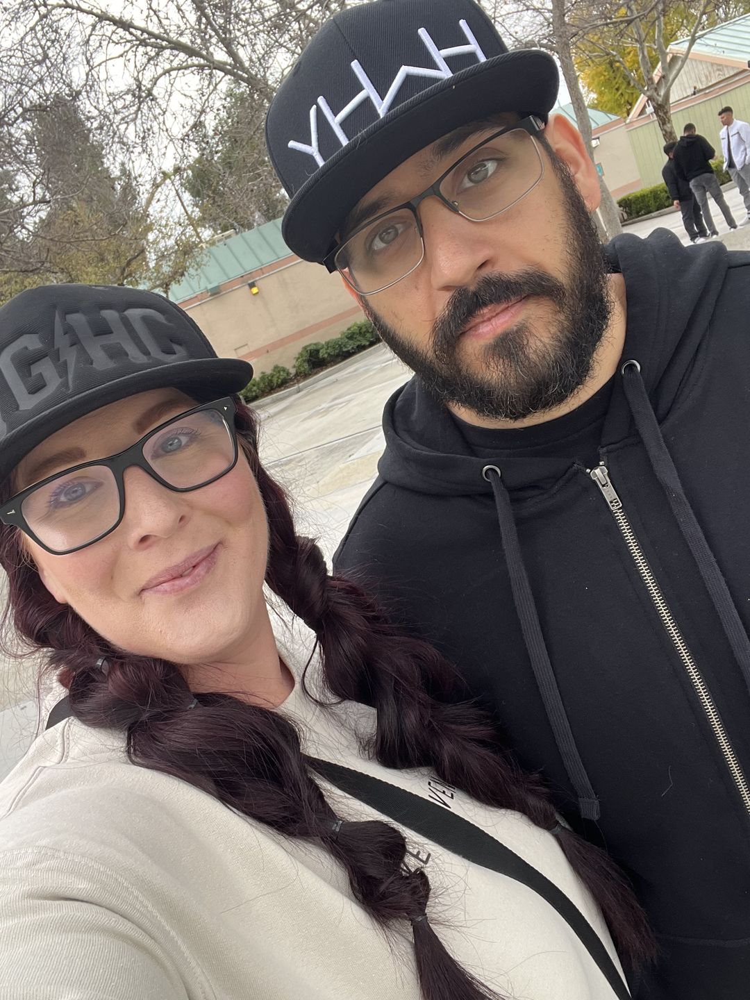 Customer photo review of YHWH Snapback - Black