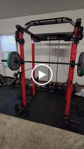 Customer video review of MAJOR LUTIE Power Rack PLM03 Best Seller Home Gym Package 2023 Upgrade