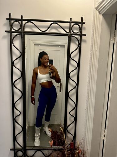 Customer photo review of Essential Fit Sports Bra - White