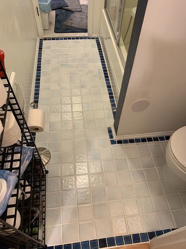 Customer photo review of Diamond Oscillating Blade, Flush Cutting Oscillating Multi Tool Saw Blades for Grout Removal, Cleaning Mortar