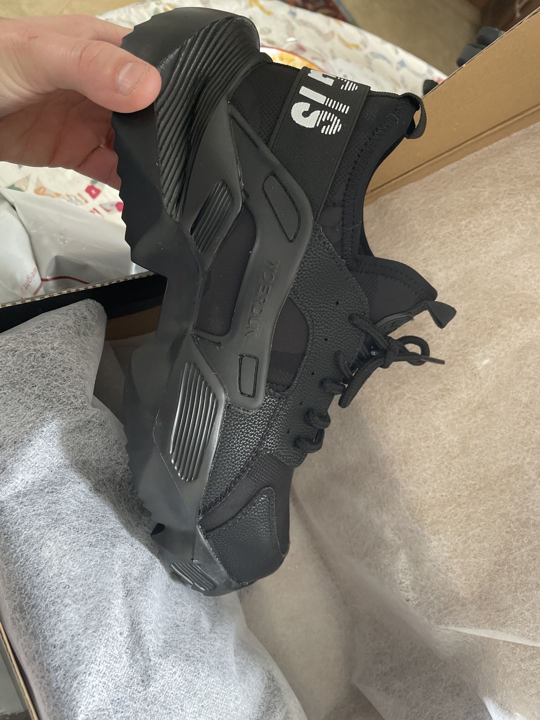 Customer photo review of Maven Steel Toe Lightweight Work Sneakers
