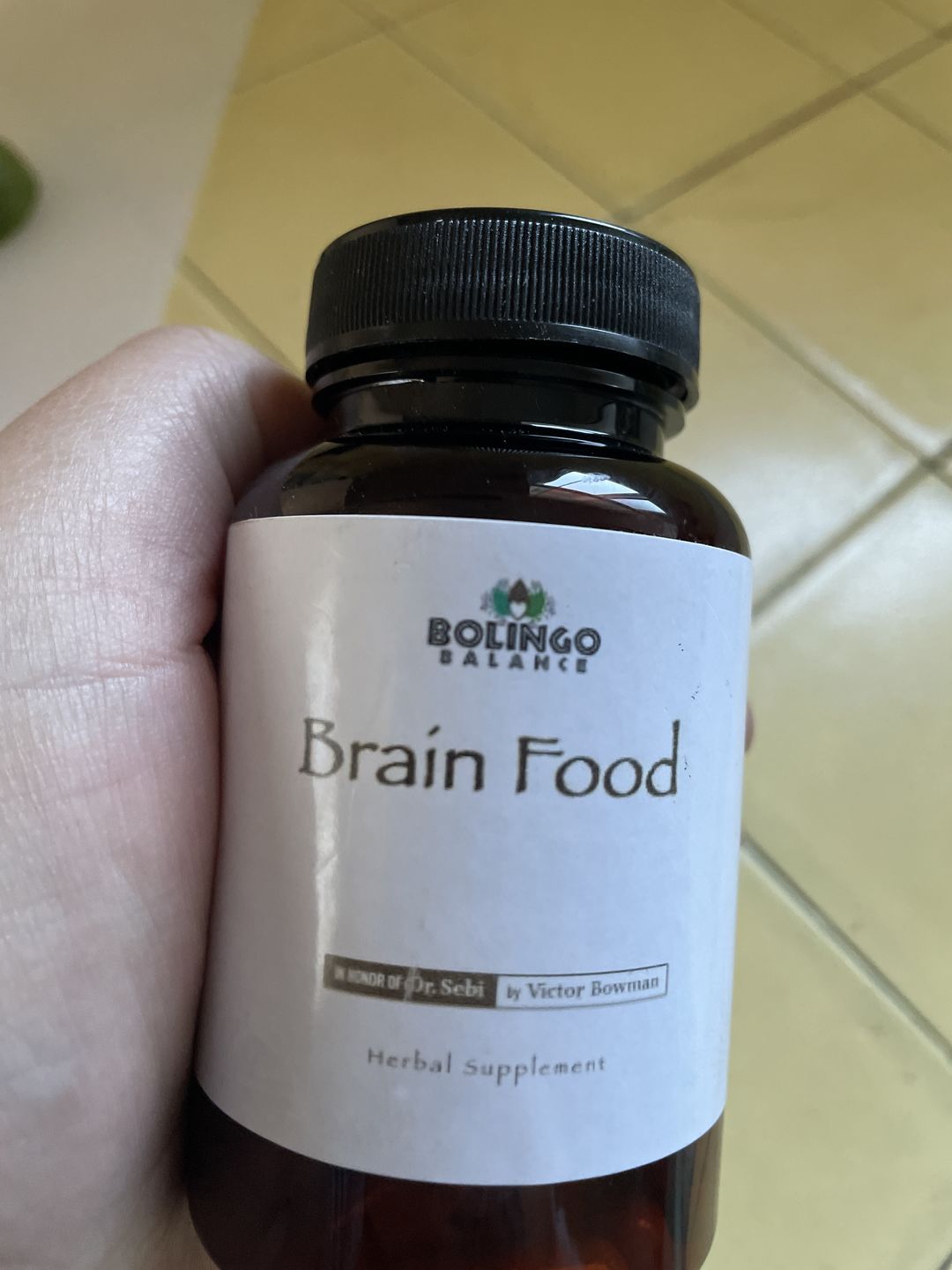 Customer photo review of BRAIN FOOD