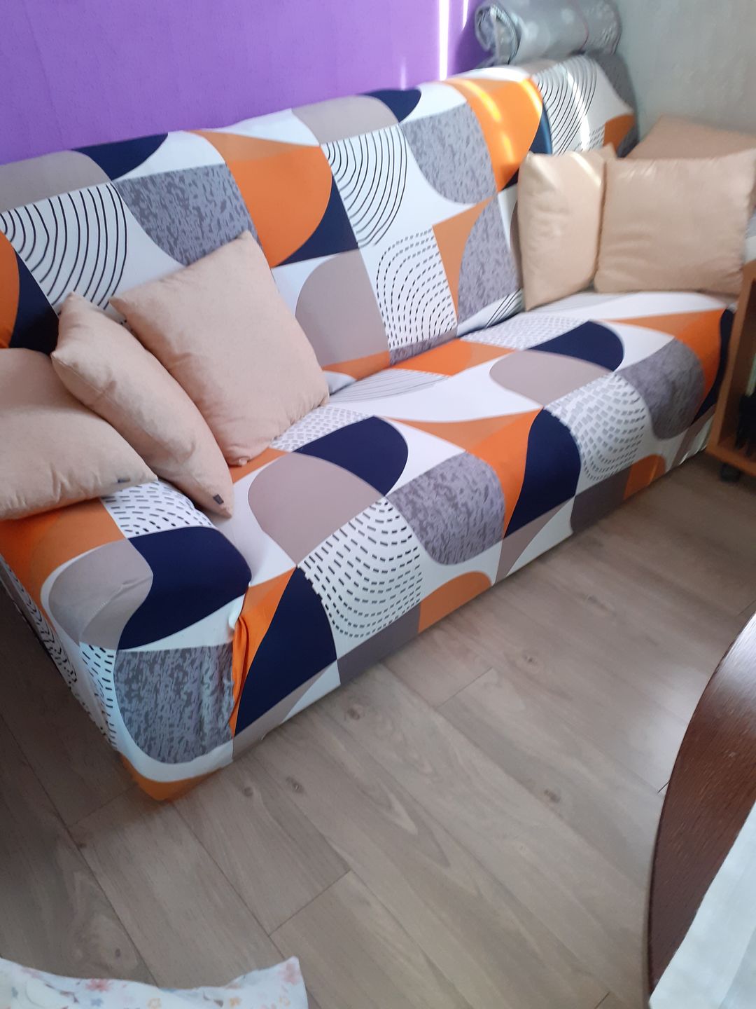 Customer photo review of Vintage - Housses Extensibles de Fauteuil et Canapé