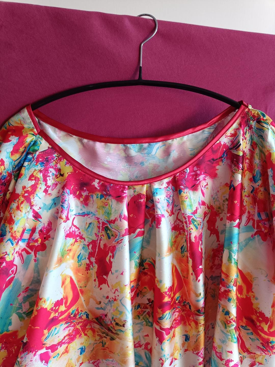Customer photo review of Plain Satin Bias Binding Tape - 5 metres