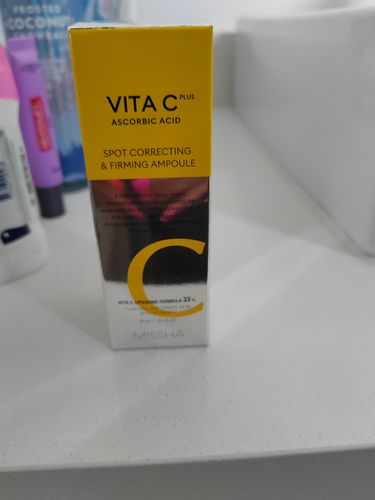 Customer photo review of Vita C Plus Spot Correcting & Firming Ampoule 30ml