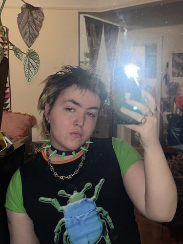 Customer photo review of Lil Spike Choker
