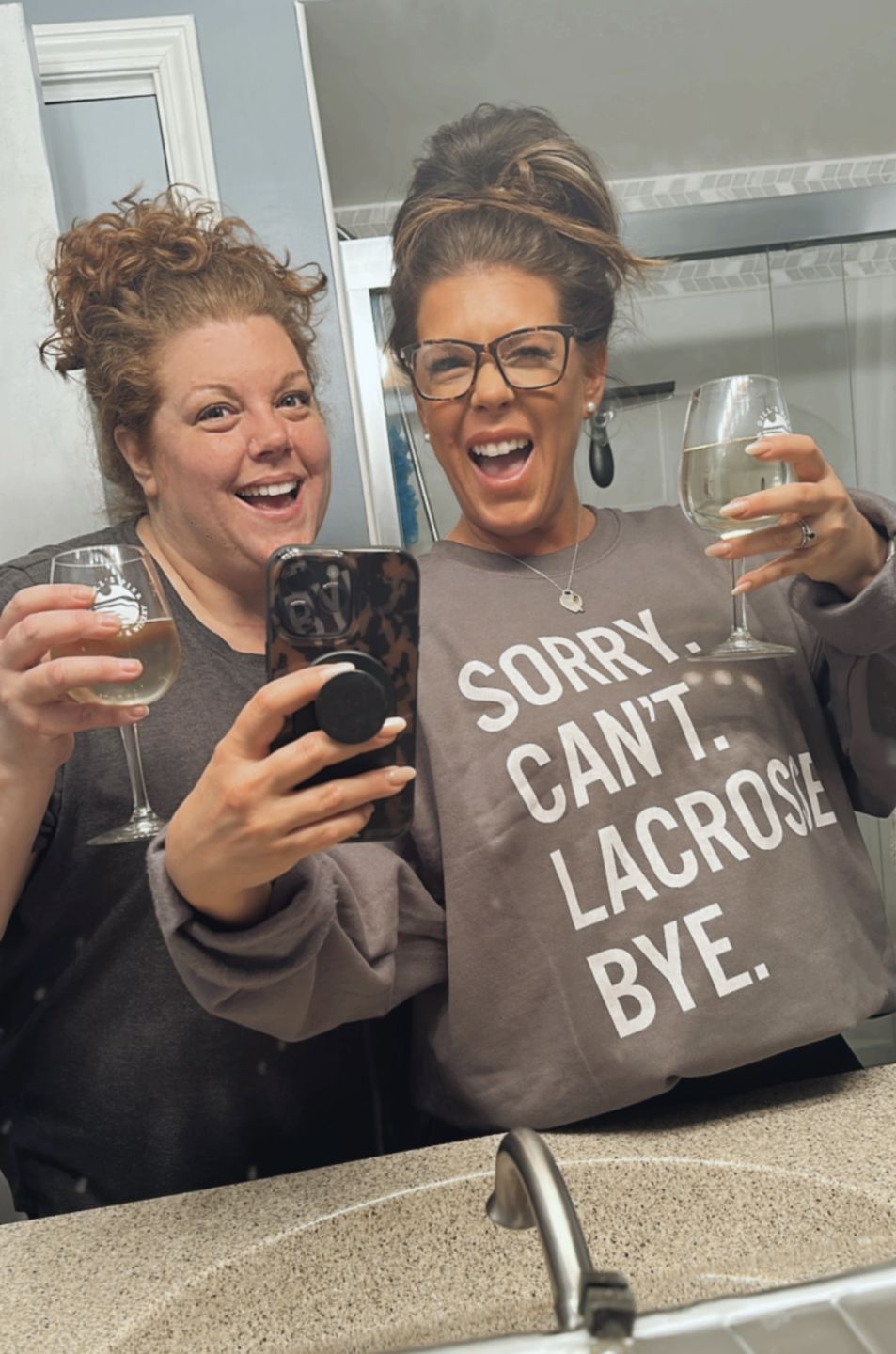 Customer photo review of Sorry Can't Lacrosse Bye
