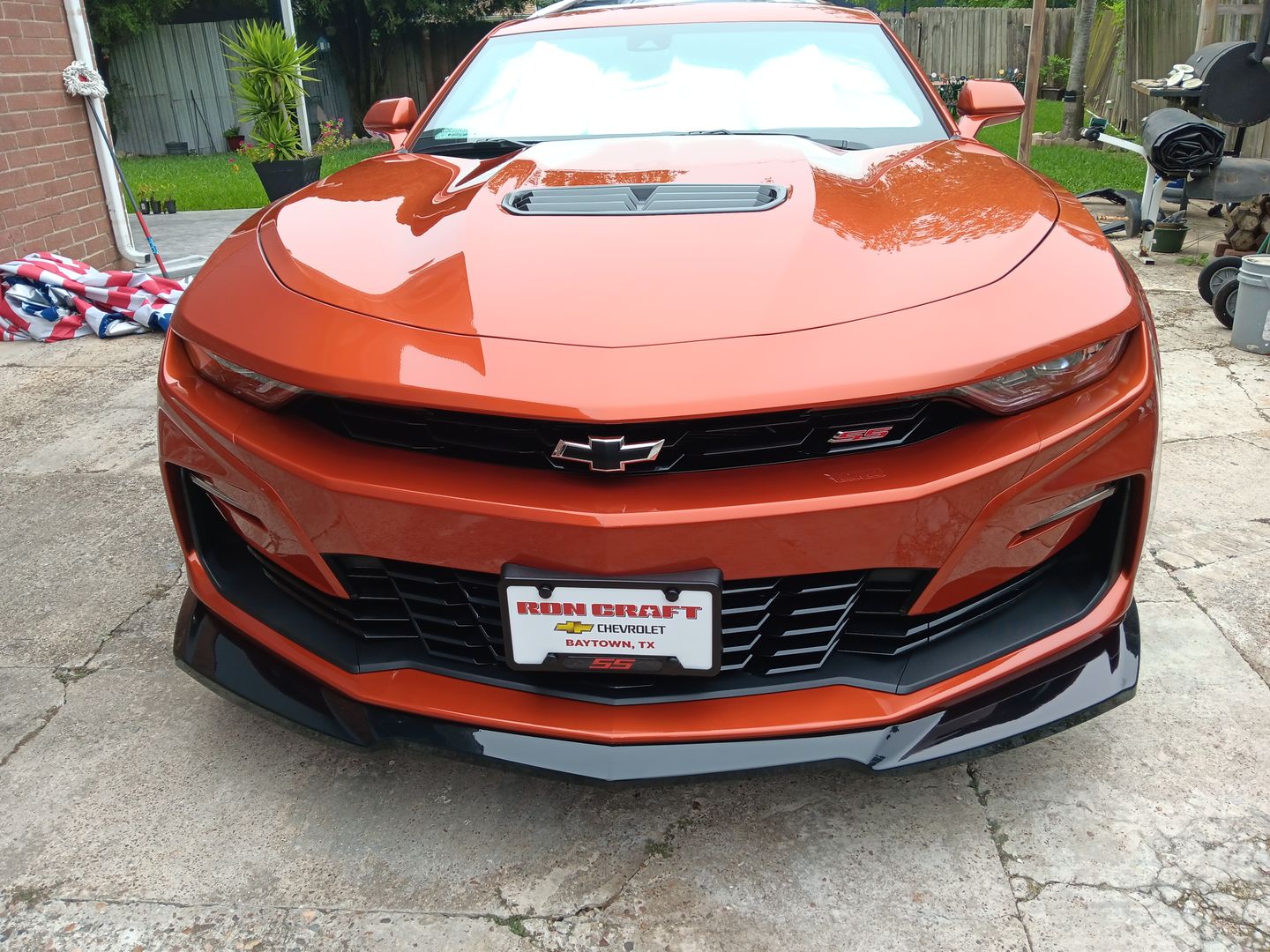 Customer photo review of Camaro ZL1 Conversion Front Splitter & Side Skirts