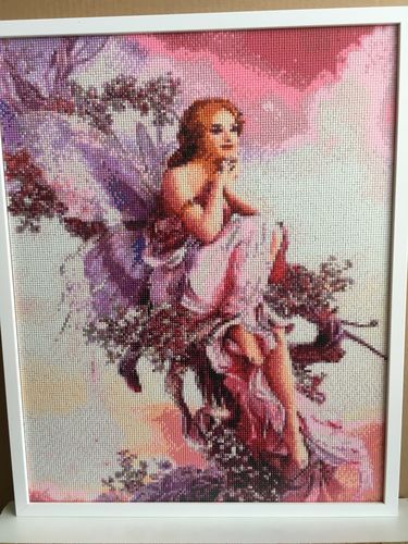 Customer photo review of 5D Diamond Painting Schmetterling Fee