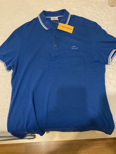 Customer photo review of Lacoste Rubber Logo Polo Shirt (M)