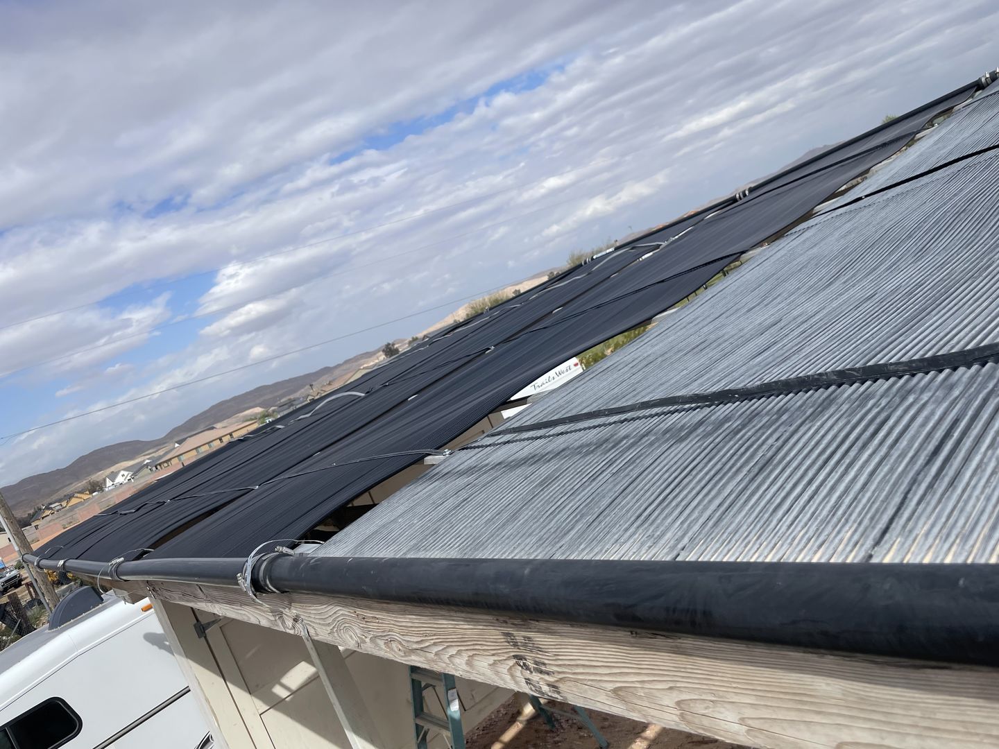 Customer photo review of [2-Pack] SwimEasy High Performance Solar Pool Heater Panel - Highest Performing Design - 15-20 Year Life Expectancy - NSF Tested & Certified