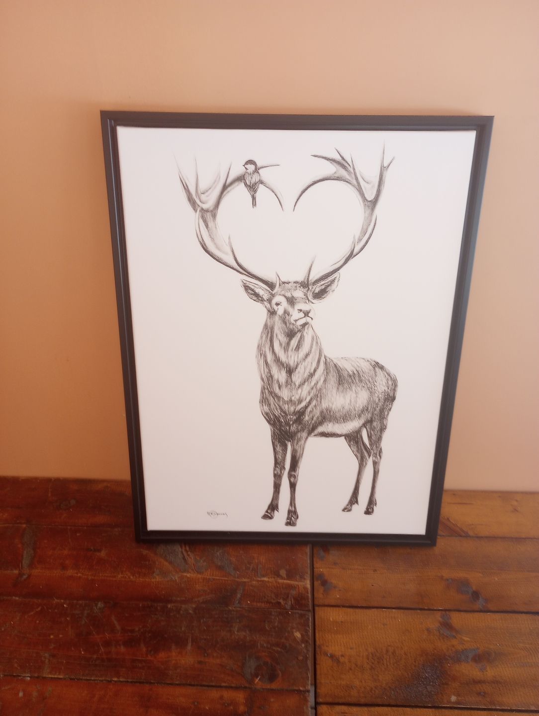Customer photo review of Deer with heart shaped antlers
