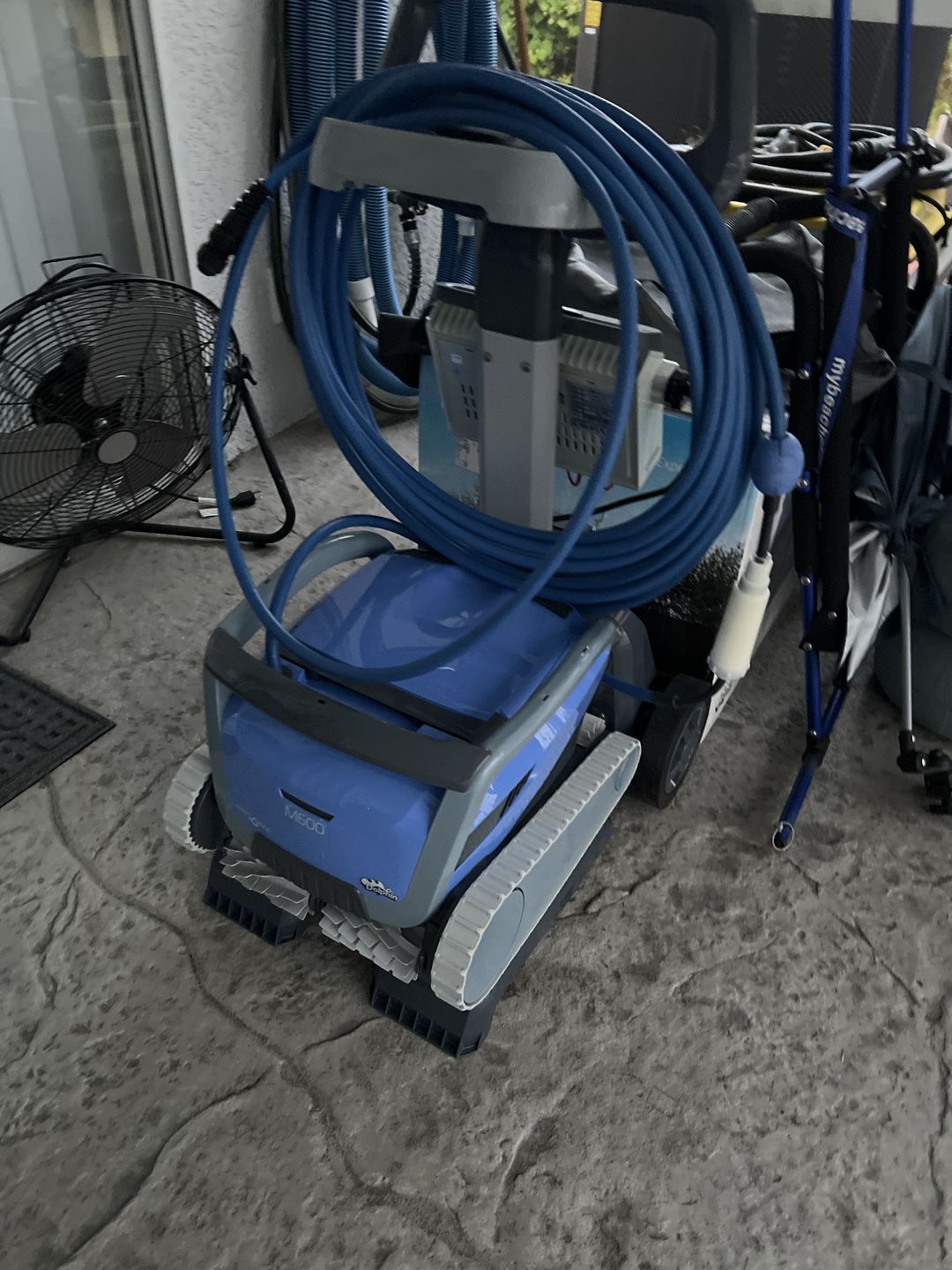 Customer photo review of Ships Next Day Maytronics Dolphin M600 Robotic Pool Cleaner
