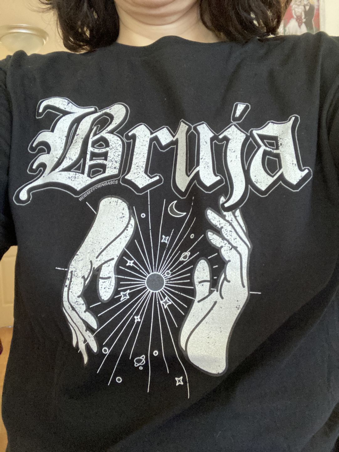Customer photo review of Bruja Vintage Chingona T-Shirt