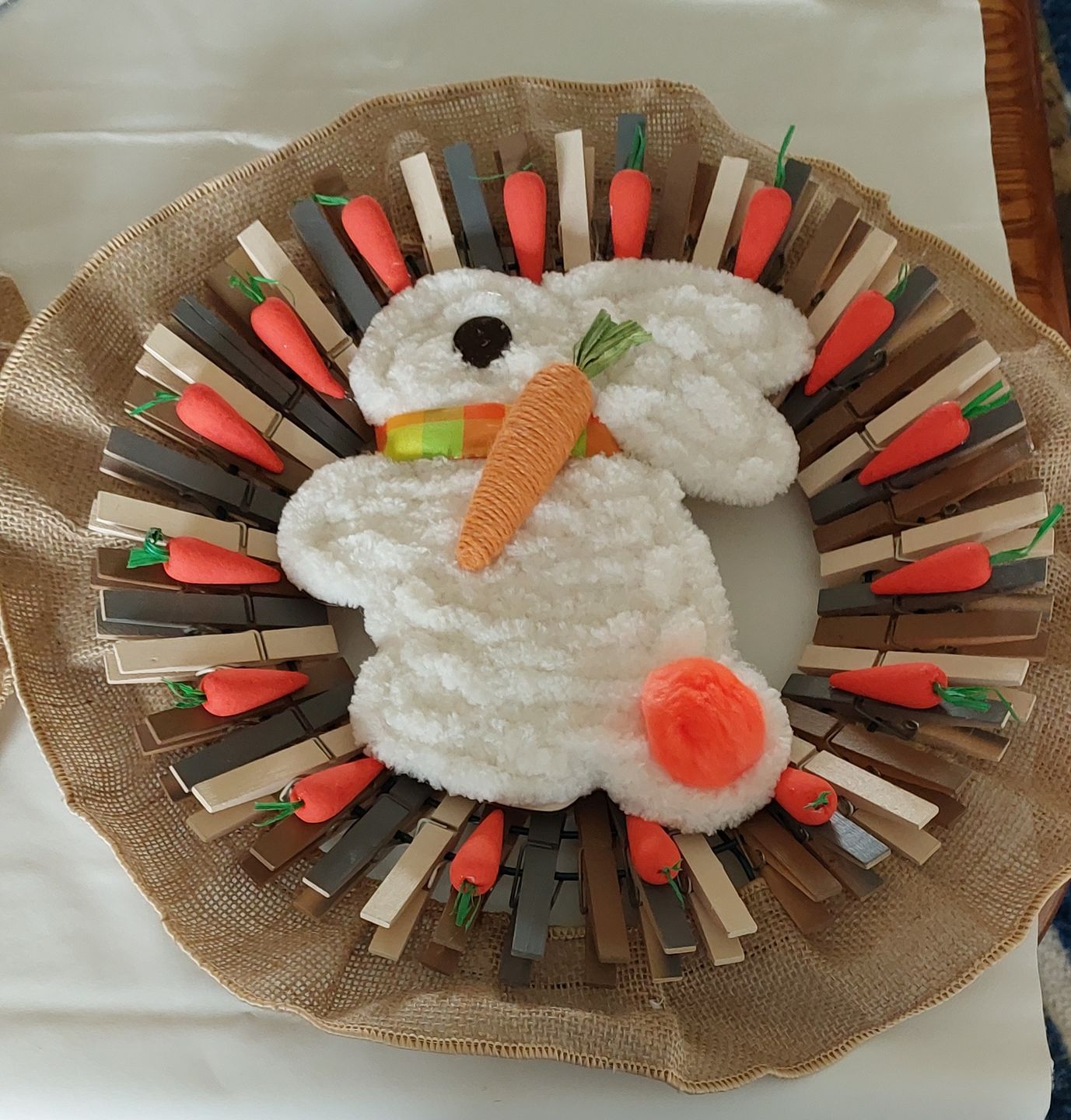 Customer photo review of Unfinished Wood Easter Bunny Shape - Craft - up to 36" DIY
