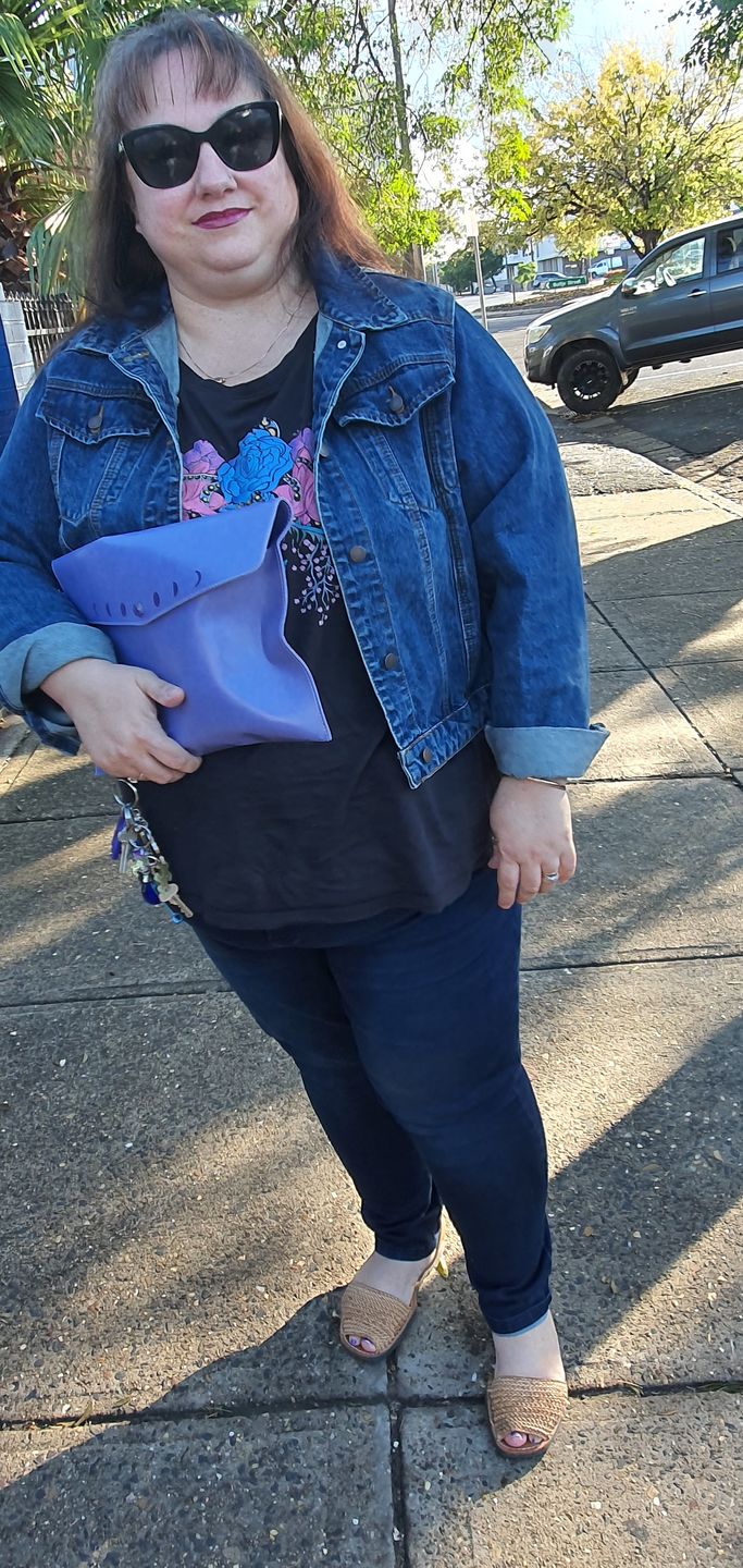 Customer photo review of Moon Phases Clutch Purse