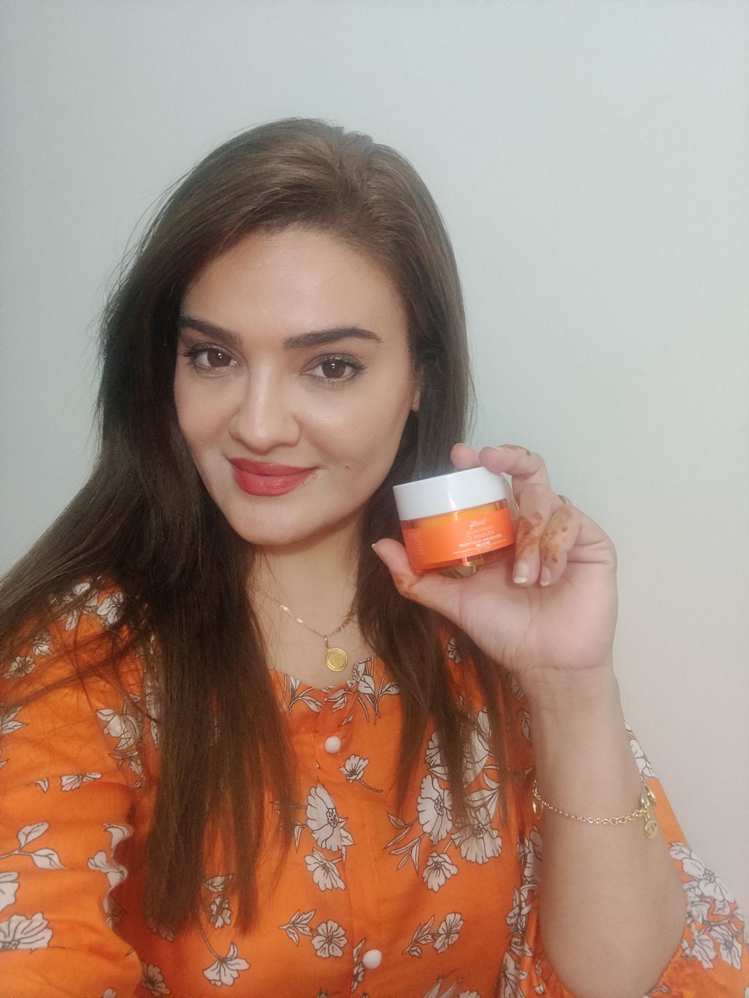 Customer photo review of Supercharged Vitamin C Brightening Moisturiser